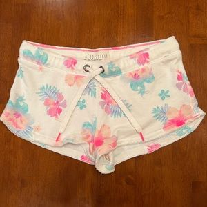Aeropostale Floral Cloth Shorts